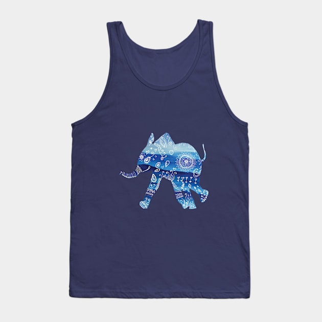 Baby Elephant Tank Top by Manitarka